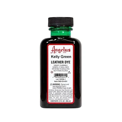 Image of Angelus Leather Dye Kelly Green 3oz
