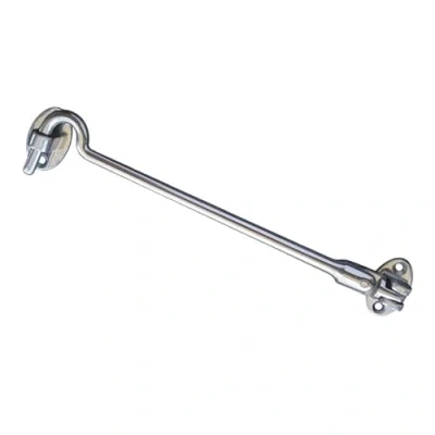 Image of Silent Pattern Cabin Hook 200mm in Satin Stainless Steel from EUROART