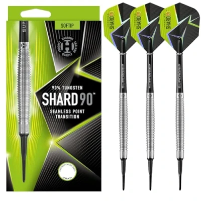 Image of Harrows Shard 90% Tungsten Soft Tip Darts Set (18, Grams)