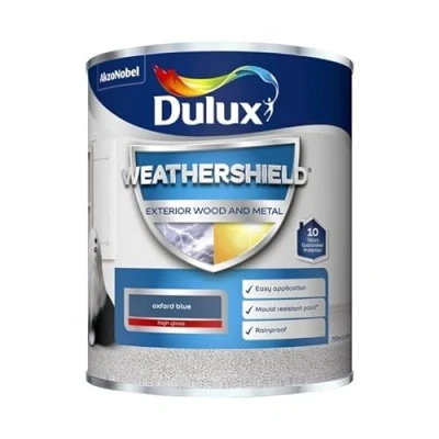 Image of STX_445740 Dulux Weathershield Exterior Gloss 750ml Oxford Blue (5090988)