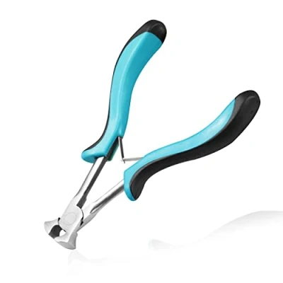 Image of LEONTOOL Long Reach End Cutting Pliers Mini Wire Cutter Nail Pullers Remover Tool Nippers Jewelry Making