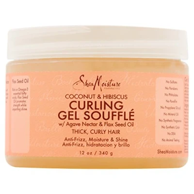 Image of SheaMoisture Coconut &amp; Hibiscus Curling Gel Souffle, 12 Ounce by Shea Moisture