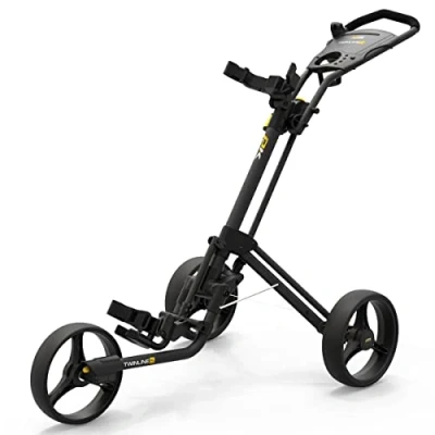 Image of PowaKaddy Unisex Twinline 5 Lite Push Cart Golf Trolley Black One Size