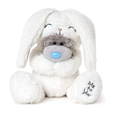 Image of Me to You Tatty Teddy in Bunny Rabbit Dress Up Outfit Official Collection,Blue,grey,pink,silver