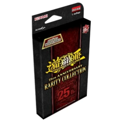Image of YU GI OH! Collectible Card 25th Anniversary Rarity Collection, 3 Booster Packs of 1st Edition German, Includes Slime &amp; More
