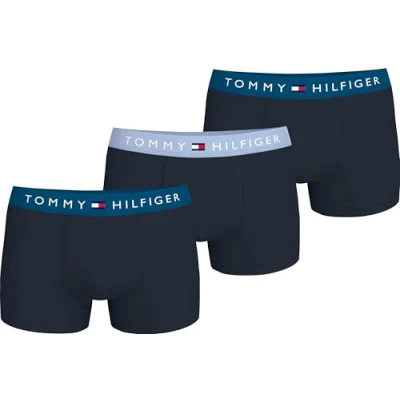 Image of Tommy Hilfiger Trunk 3 PACK Pants, Men&#039;s, Size: Small, Indgo/blu/blu heather