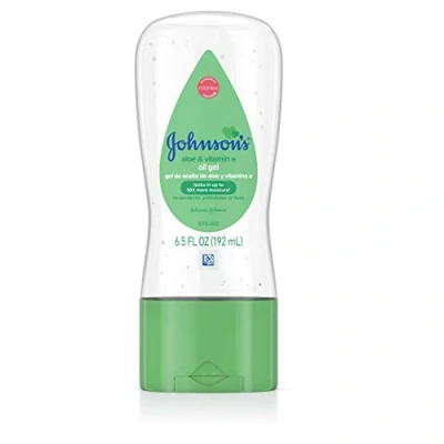 Image of Johnsons Baby Oil Gel Aloe &amp; Vitamin E 6.5oz (3 Pack)