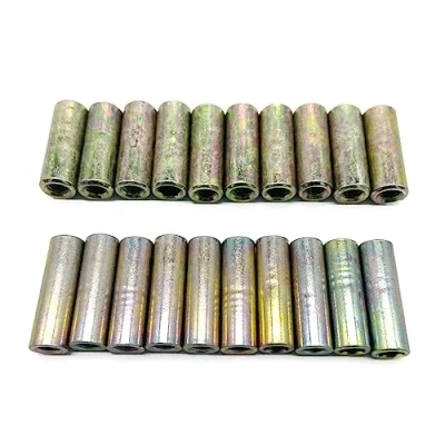 Image of xbiez 20Pcs Guitar Truss Rod Nut M8 Metric Thread Bass Replacement Pack Electric Buckle Connector