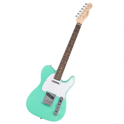 Image of Squier by Fender Debut Collection Telecaster Electric Guitar, White Pickguard, Seafoam Green