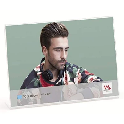 Image of walther Design Picture Frame 13 x 18 cm Art Glass Landscape Portrait ASQ1318