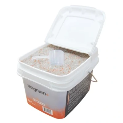 Image of Magnum+ Tire Balancing Beads Bulk Tub 17.6 lb. with Scoop for Truck, SUV, car, Van, RV and Off Road Tires. TPMS Compatible Glass Beads.