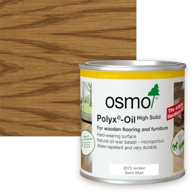 Image of Osmo Polyx Oil Tints, Semi Matt Finish (750ml, 3072 Amber, Matt)