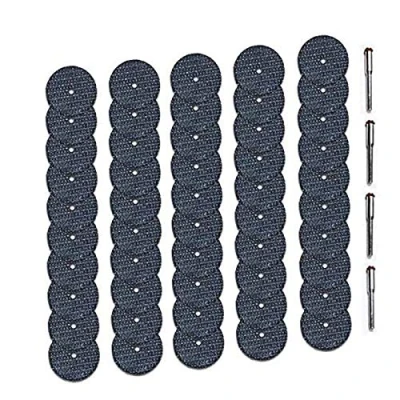 Image of CLPEEN 50Pcs 32mm Fiberglass Reinforced Cutting Disc Cut Off Wheel Accessories Abrasive for Mini Drill