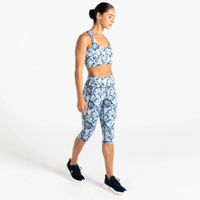 Image of Dare 2b Women&#039;s Lightweight Influential II 3/4 Leggings Snake Print, Size: 14