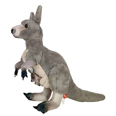 Image of Wild Republic Artist Collection, Kangaroo, Gift for Kids, 15 inches, Plush Toy, Fill is Spun Recycled Water Bottles.