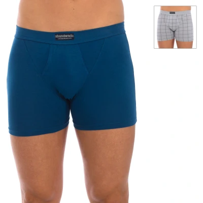 Image of Abanderado Mens Pack 2 Sensitive Essential Boxers A5398 men Multicolour Size Medium