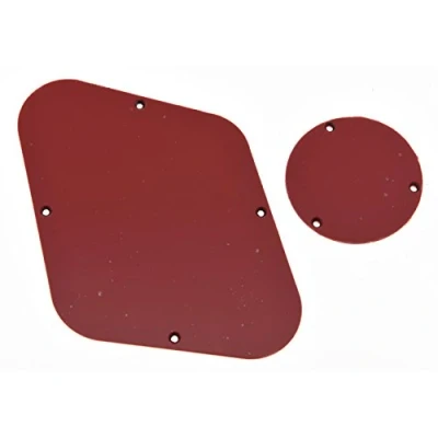 Image of KAISH Red 3 Ply LP Rear Control Plate Switch Cavity Cover for Les Paul Made in USA