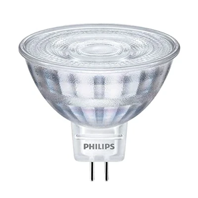 Image of Philips MR16 Spotlight LED Bulb 12V GU5.3 4.4W (35W Eqv) Warm White CorePro 36