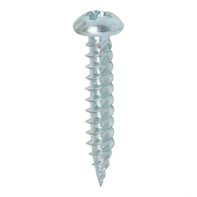 Image of TIMCO PZ2 Round BZP Twin Woodscrews 8 x 1 Zinc Plated Box of 200
