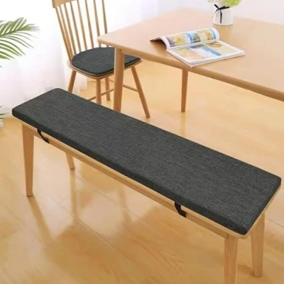 Image of Edumov Seat Cushion, Bench Cushion for Garden and Hollywood Swing, Furniture, (30 x 30 5 cm, Warm Grey)