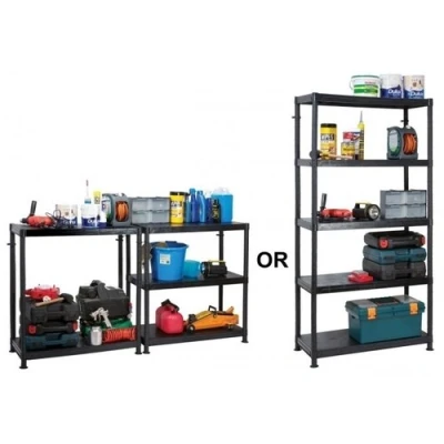 Image of Garland 5 Shelf Self Assembly Plastic Shelving Unit