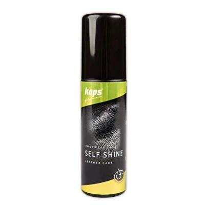 Image of Kaps Shoe Polish Instant Shine Liquid Boot Paste Based On Natural Beeswax, For Leather, Self (100 Transparent/Neutral/Colorless)