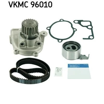 Image of 1276178E01, 1276178E02, 1281078E01, 1740078E00, 1740078E01 Water Pump + Timing Belt Kit SKF VKMC 96010 SUZUKI: Grand Vitara 1 SUV