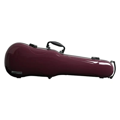 Image of GEWA AIR 1.7 Form Shaped Violin Case violet high gloss, Made in Germany, with side handle