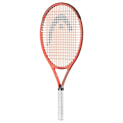 Image of HEAD Unisex Youth Radical 23 Tennis Racket, Grey/Orange, One size