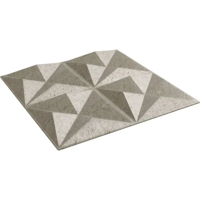 Image of vidaXL Wall Panels 12 pcs Beton 50x50 cm XPS 3 m² Origami