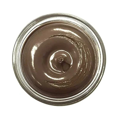 Image of Famaco 50ml Khaki Glaise Algue Leather Deluxe Cream Polish for Boot and Shoe with Application Brush Nourish Protector Kit Boots Shoes