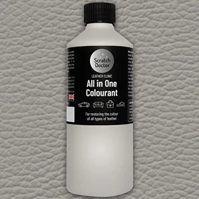 Image of Scratch Doctor All in One Leather Colourant for Mercedes Self Seal Dye Repair Paint Car Seats &amp; Interior (Alpaca Grey 208)