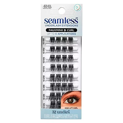 Image of Ardell Seamless Underlash Eyelash Extensions, Fauxmink, D Curl, 32 Clusters (Pack of 1)