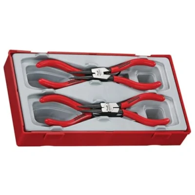 Image of Tengtools tt474 5 Pliers Set 4 Circlip Inches