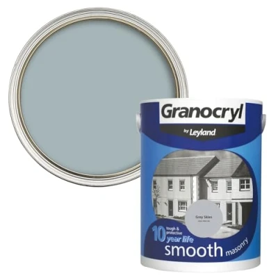 Image of Leyland Granocryl Smooth Masonry, Grey Skies, 5L