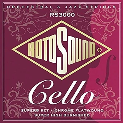 Image of Rotosound RS3000 Flatwound Cello Professional Set