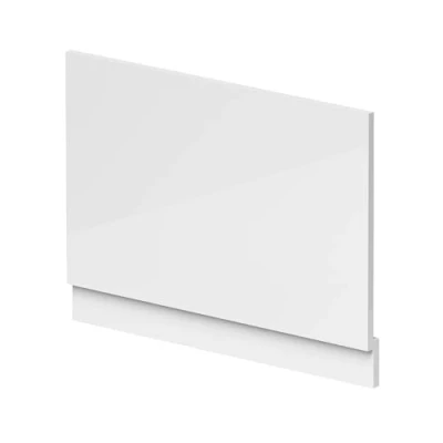Image of 800mm MDF Bath End Panel &amp; Plinth Gloss White