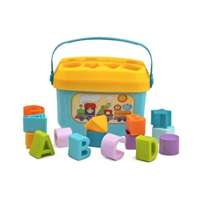 Image of Playkidiz Shape Sorter Baby and Toddler Toy ABC Pieces, Sorting Game, Developmental for Children 18 Months+