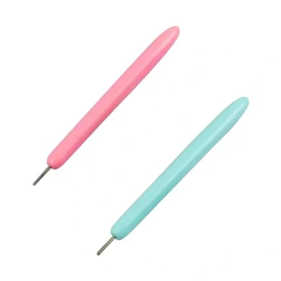 Image of Quilling Paper Pens, 2 Pcs Origami Tools, Handmade Rolling Curling Needle Pen, Multifunction Slotted Tools