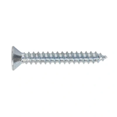 Image of Sealey Self Tapping Screw 3.5 x 25mm Countersunk Pozi Pack of 100