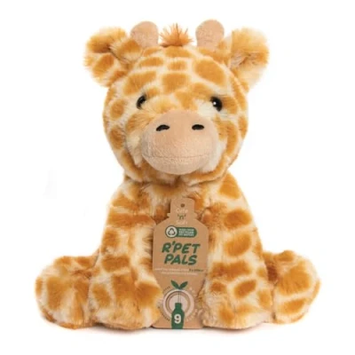Image of Lesser &amp; Pavey Rpet Pals Gina Sitting Giraffe Teddy For Kids Made Up of Recycled Bottles Stuffed Animal Soft Toys Ideal Birthday or Baby Gift