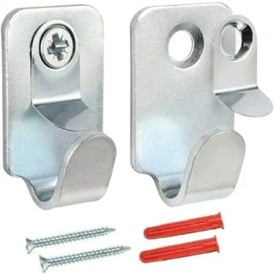 Image of SISI UK® Heavy Duty Safety Picture Hooks Pack of 10 15kg Load (Screw+Rawplug)