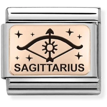 Image of Nomination Rose Gold Sagittarius Charm
