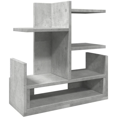 Image of vidaXL Desk Organiser Concrete Grey 49x20x52.5 cm Engineered wood