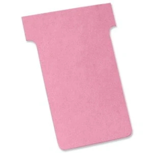 Image of Nobo A50 Size 2 T Cards Pink (Pack of 100)