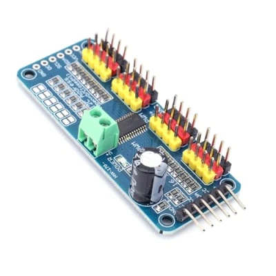 Image of CRGANGZY PCA9685 Controller Module IIC Interface 16 Channel 12 Bit PWM Motor Driver Board for Robot/Raspberry Pi
