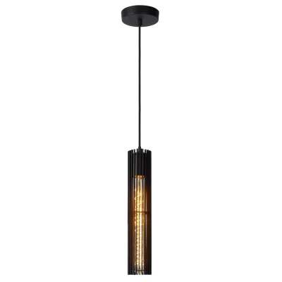 Image of Lionel Modern Pendant Light Ø 6.5cm 1xE27 Black