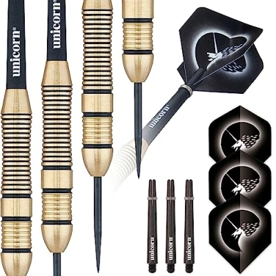 Image of Unicorn Steel Tip Darts Set Core Plus Brass Barrels 26 g