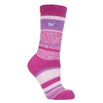 Image of HEAT HOLDERS Ladies Thermal Socks for Winter Outdoor &amp; Indoor Cuddly Fluffy Gifts Women (4 8 UK, 37 42 eur, Bosworth)