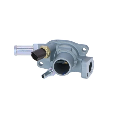 Image of 55215006 Engine thermostat NRF 725034 80C with sensor, seal ring housing FIAT: 500X, BRAVO 2, Punto Evo Hatchback